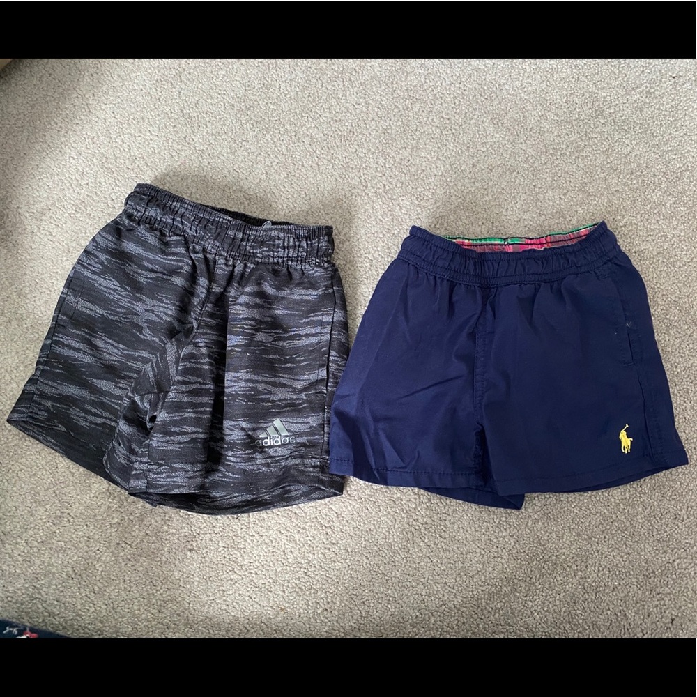 2 boys swim shorts